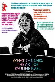 What She Said: The Art of Pauline Kael